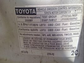 2018 TOYOTA TACOMA SR5 2.7L AT 2WD.  Z24874